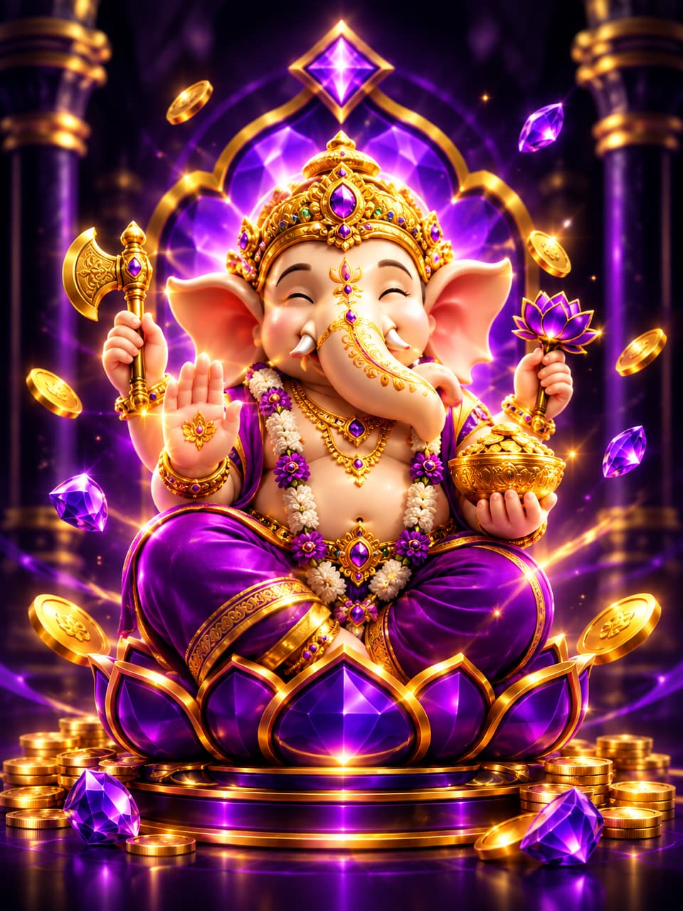ภาพเกม PG Ganesha Fortune ที่ออกแบบใหม่สำหรับ xo789 - เอ็กโอ789